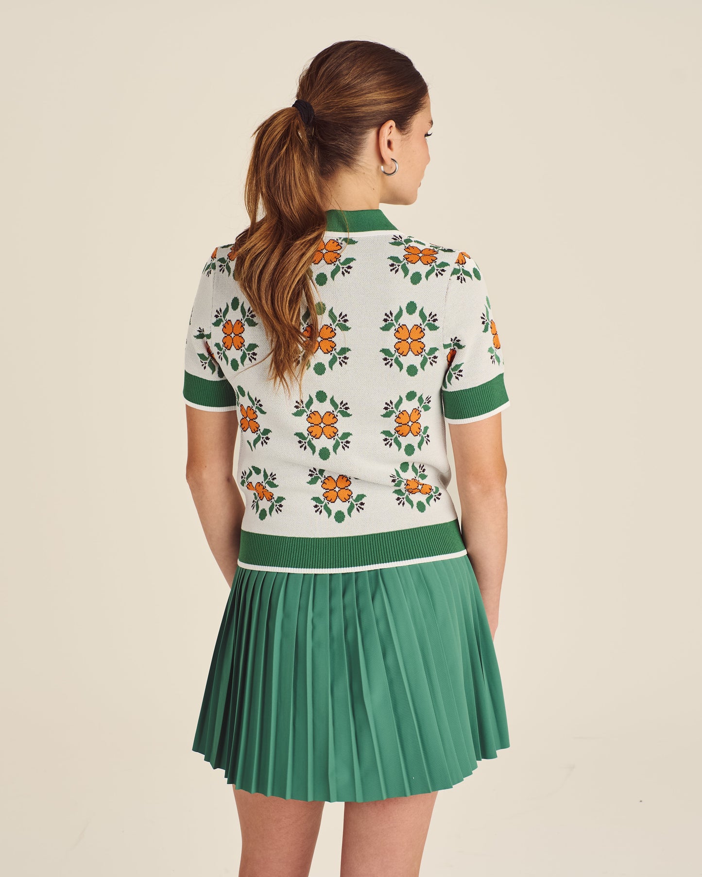 LUCIA QUARTER ZIP POLO