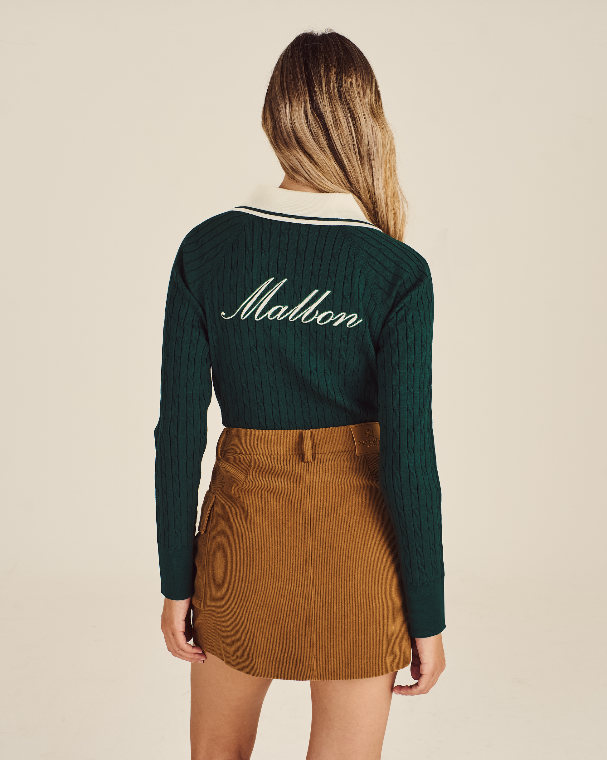 PRESERVE POINT COLLAR KNIT