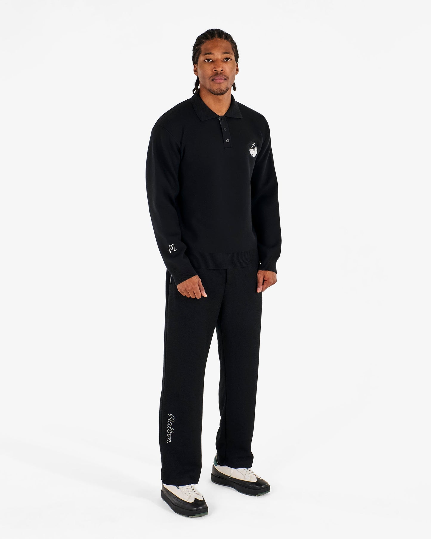 STUDIO SEOUL BUCKETS POLO SWEATER