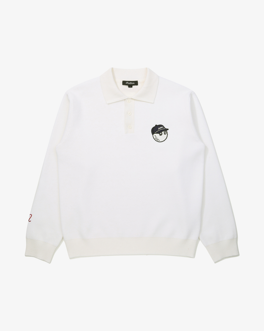 STUDIO SEOUL BUCKETS POLO SWEATER