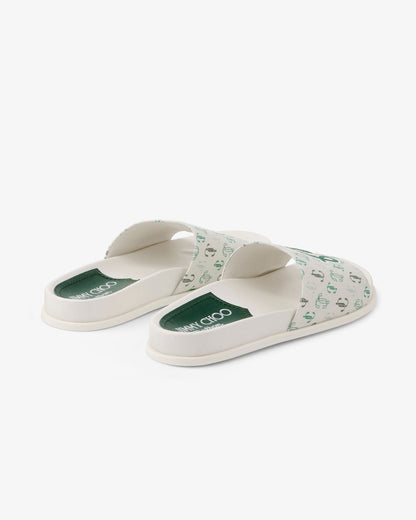 JIMMY CHOO X MALBON WOMENS SLIDE