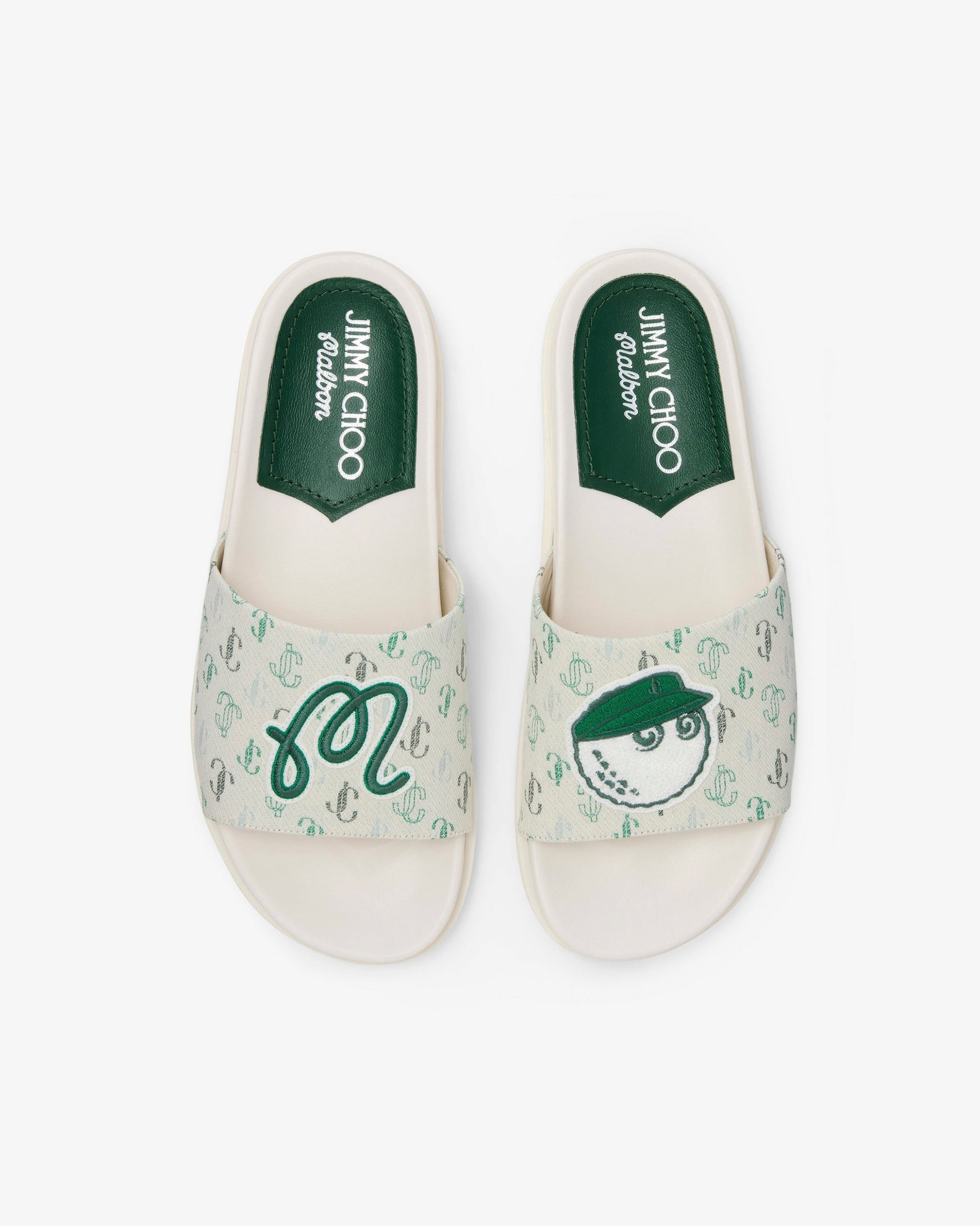 JIMMY CHOO X MALBON WOMENS SLIDE