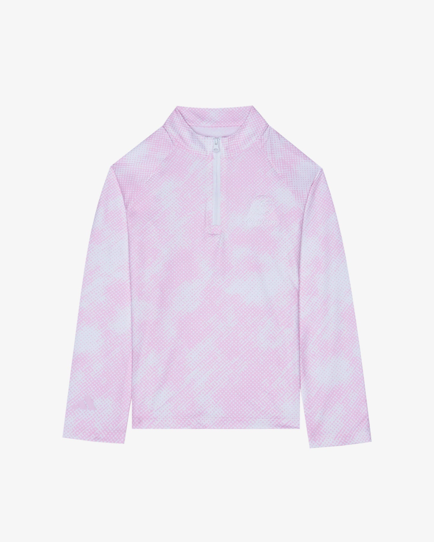ADIDAS GIRLS LONG SLEEVE PRINTED POLO