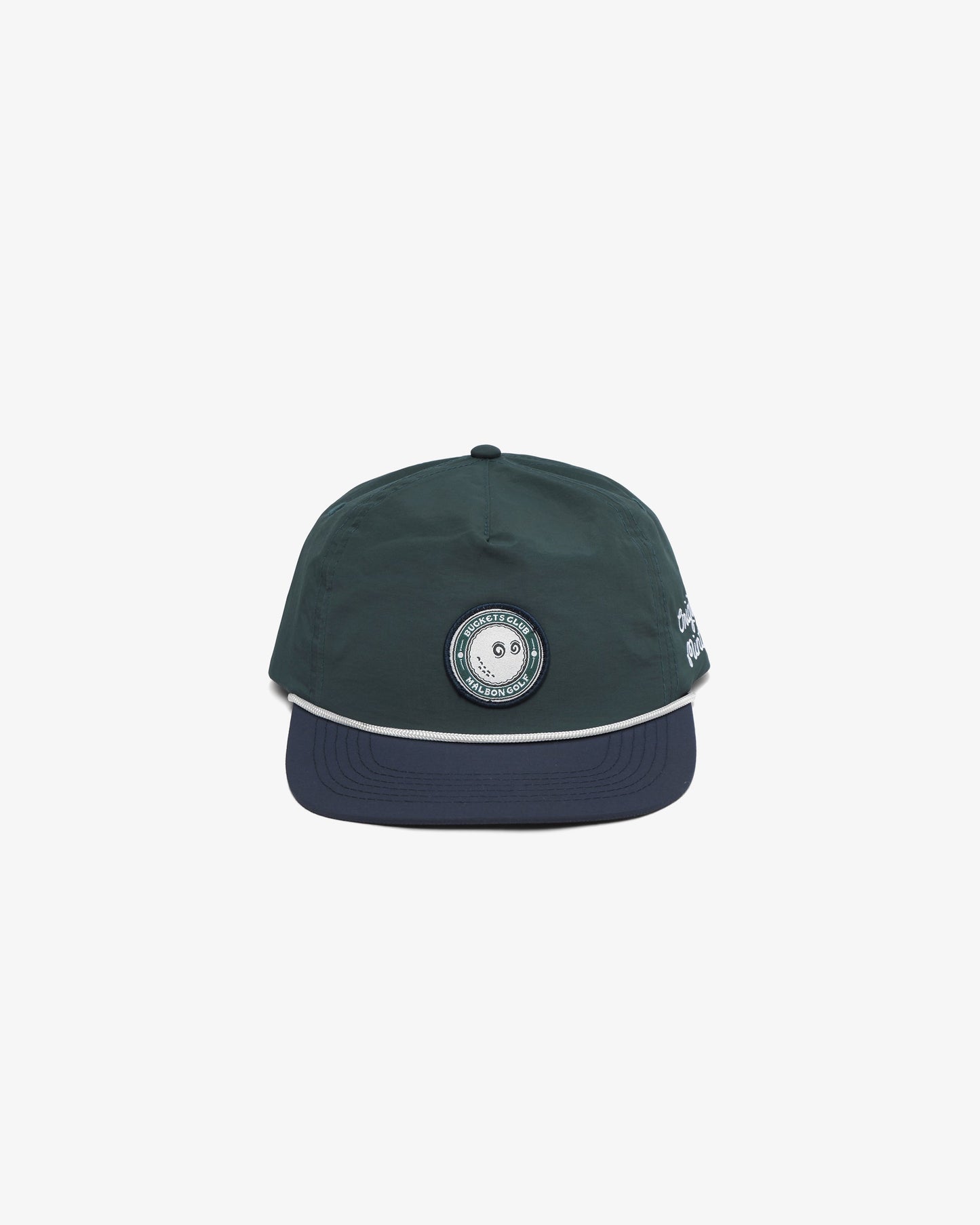 MALBON BUCKETS CLUB CRESTED ROPE CAP