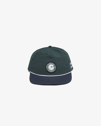 MALBON BUCKETS CLUB CRESTED ROPE CAP