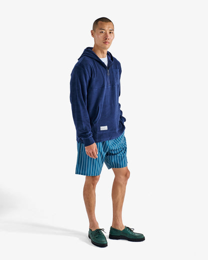 CASTELLO FRENCH TERRY QUARTER ZIP HOODIE