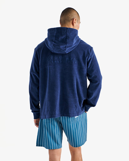 CASTELLO FRENCH TERRY QUARTER ZIP HOODIE