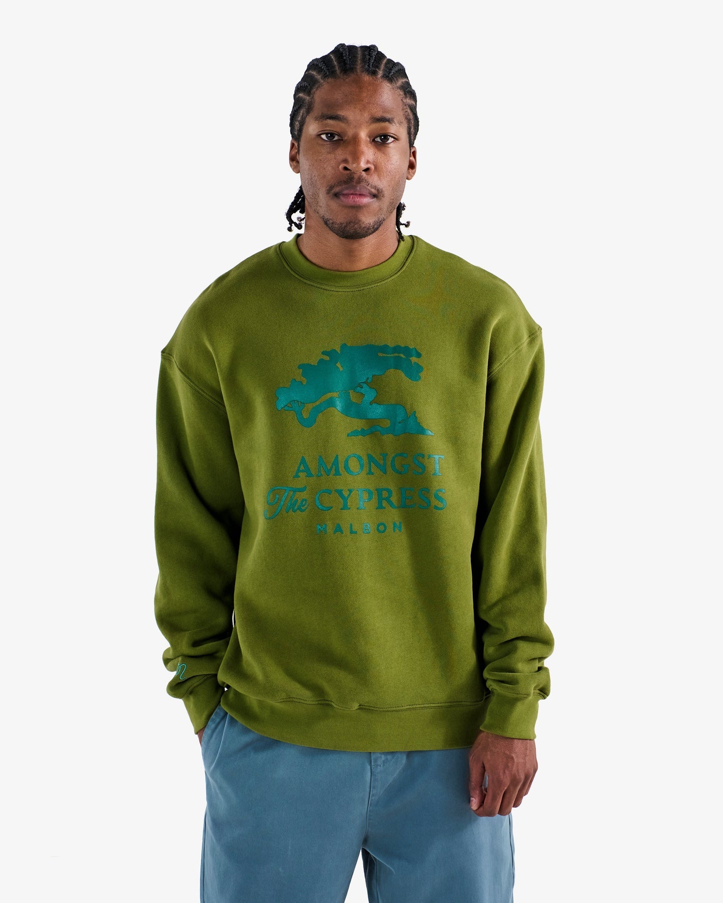 AMONGST THE CYPRESS CREW FLEECE