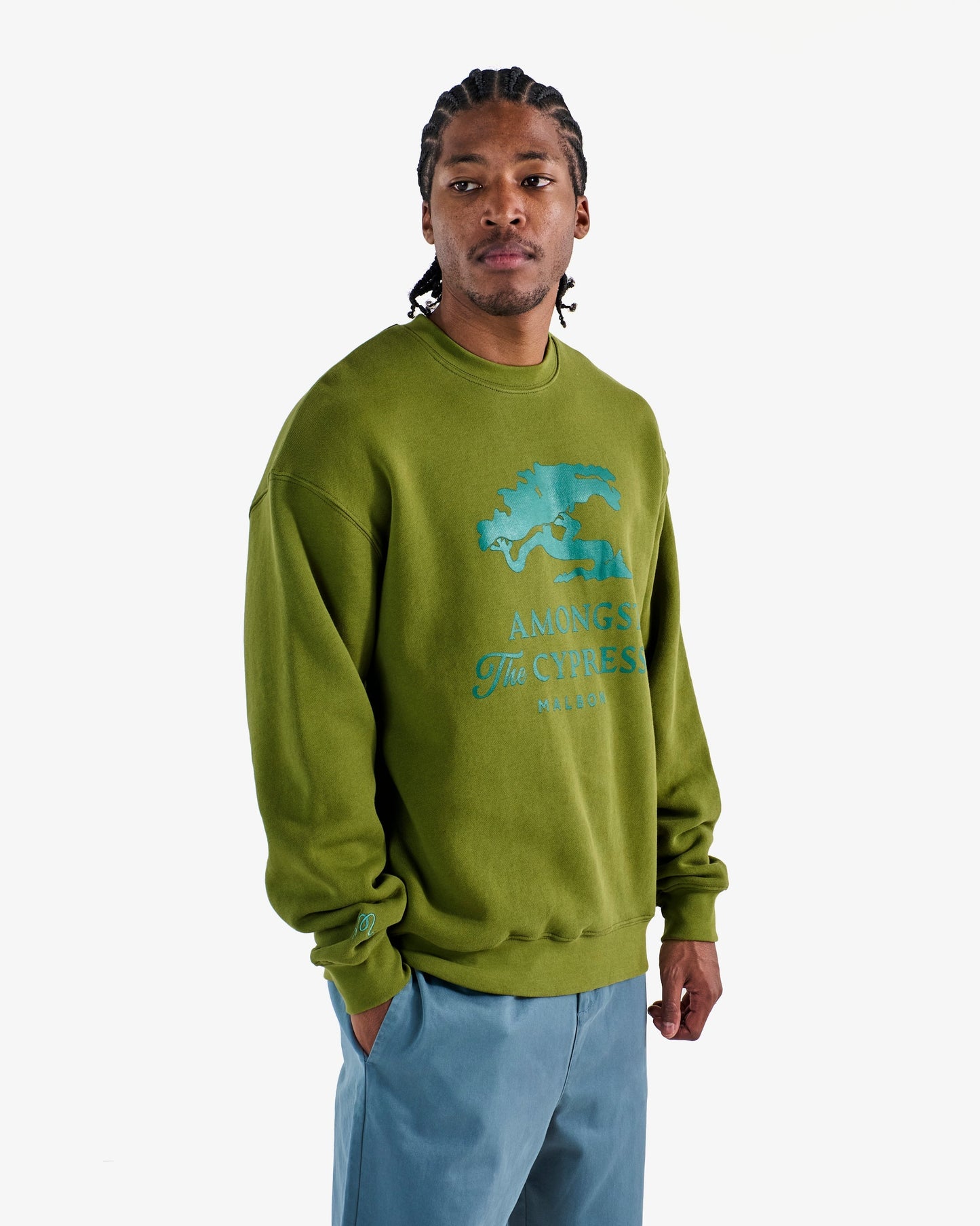 AMONGST THE CYPRESS CREW FLEECE
