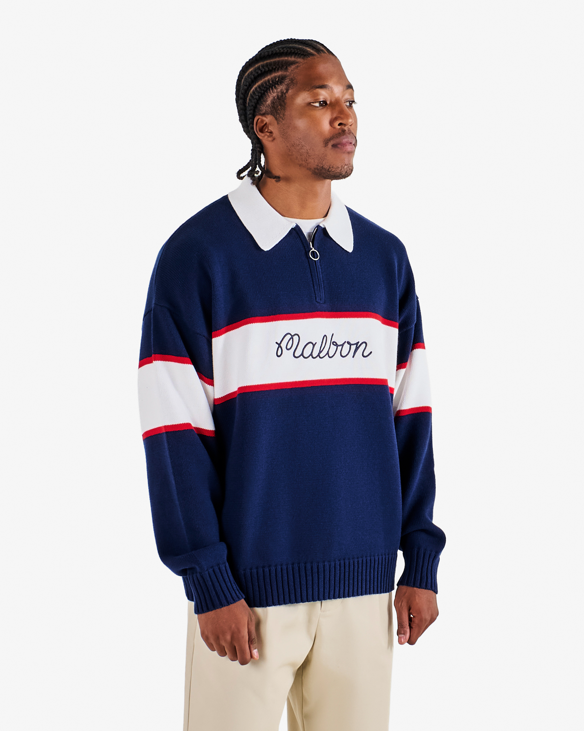 BENNETT KNIT POLO SWEATER