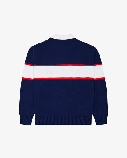 BENNETT KNIT POLO SWEATER