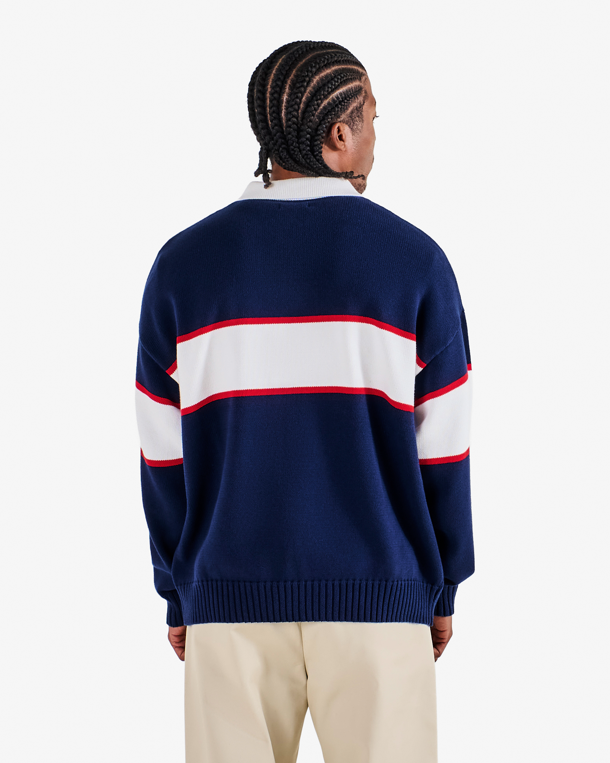 BENNETT KNIT POLO SWEATER