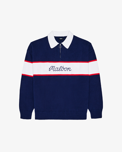 BENNETT KNIT POLO SWEATER