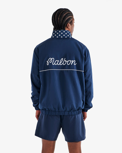 EAGLE BUCKETS NYLON QUARTER ZIP WINDBREAKER