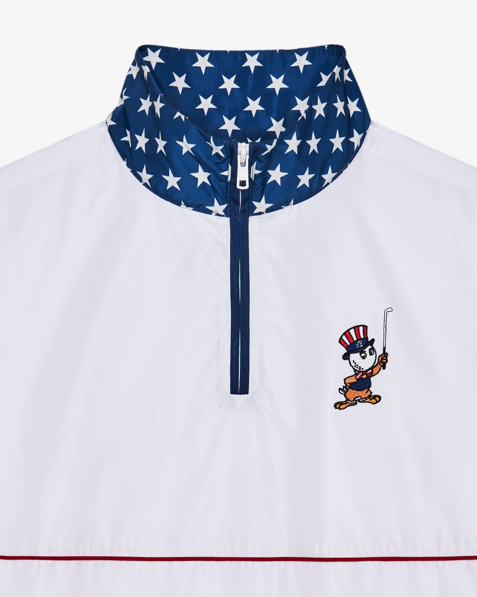 EAGLE BUCKETS NYLON QUARTER ZIP WINDBREAKER