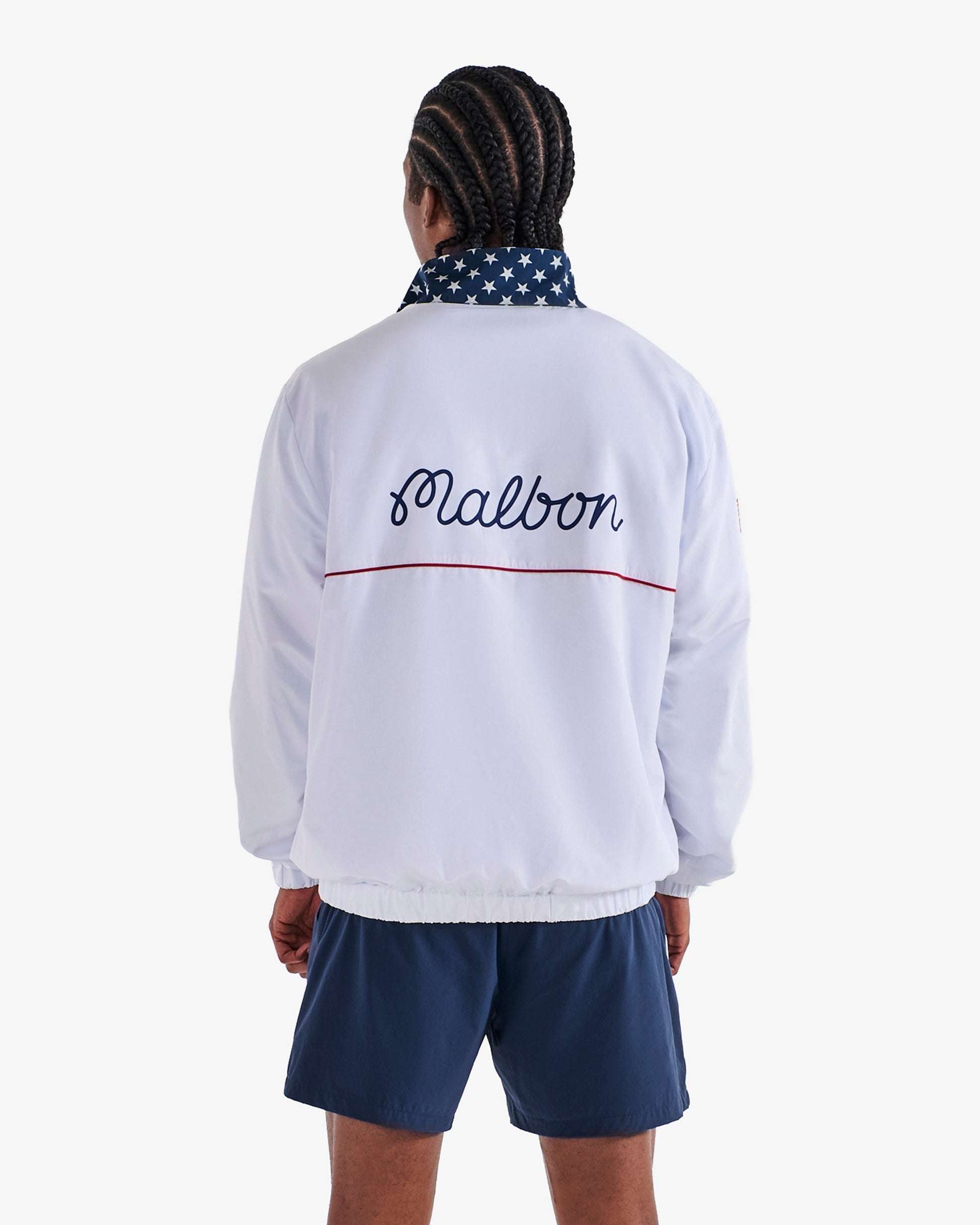 EAGLE BUCKETS NYLON QUARTER ZIP WINDBREAKER