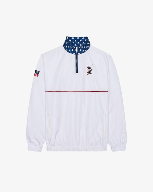 EAGLE BUCKETS NYLON QUARTER ZIP WINDBREAKER