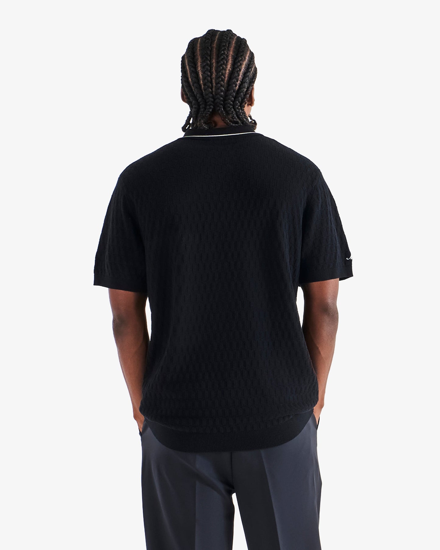 CREST KNIT POLO