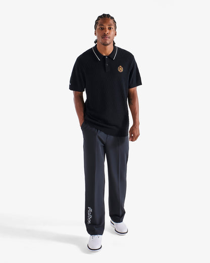 CREST KNIT POLO