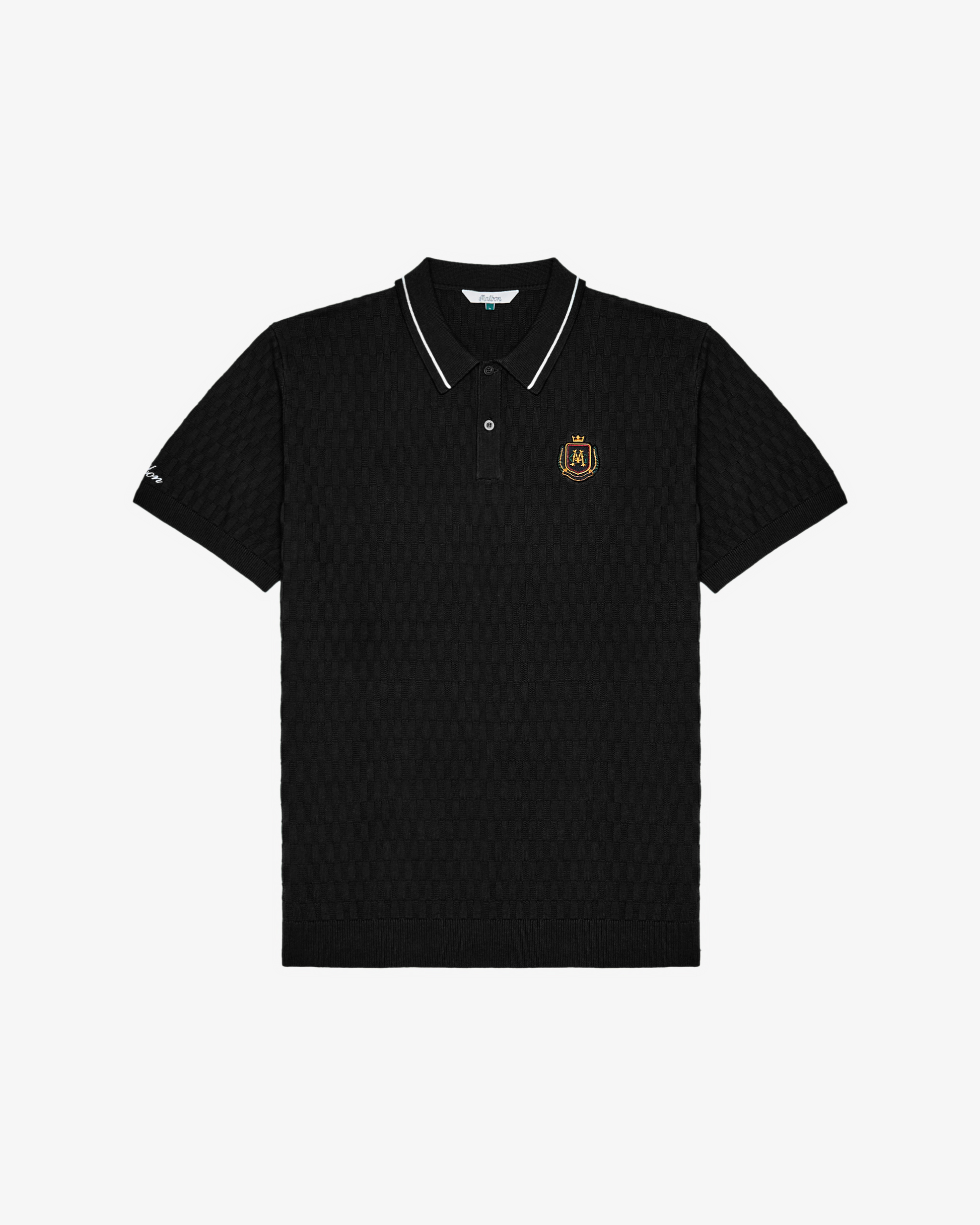 CREST KNIT POLO