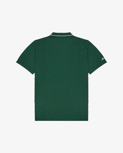 CREST KNIT POLO