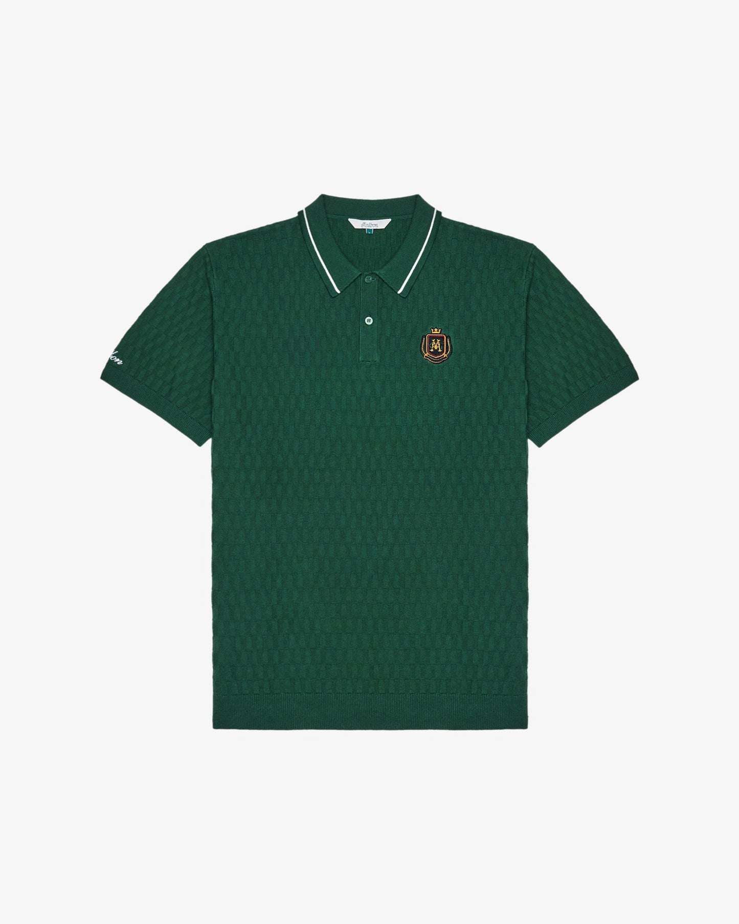 CREST KNIT POLO