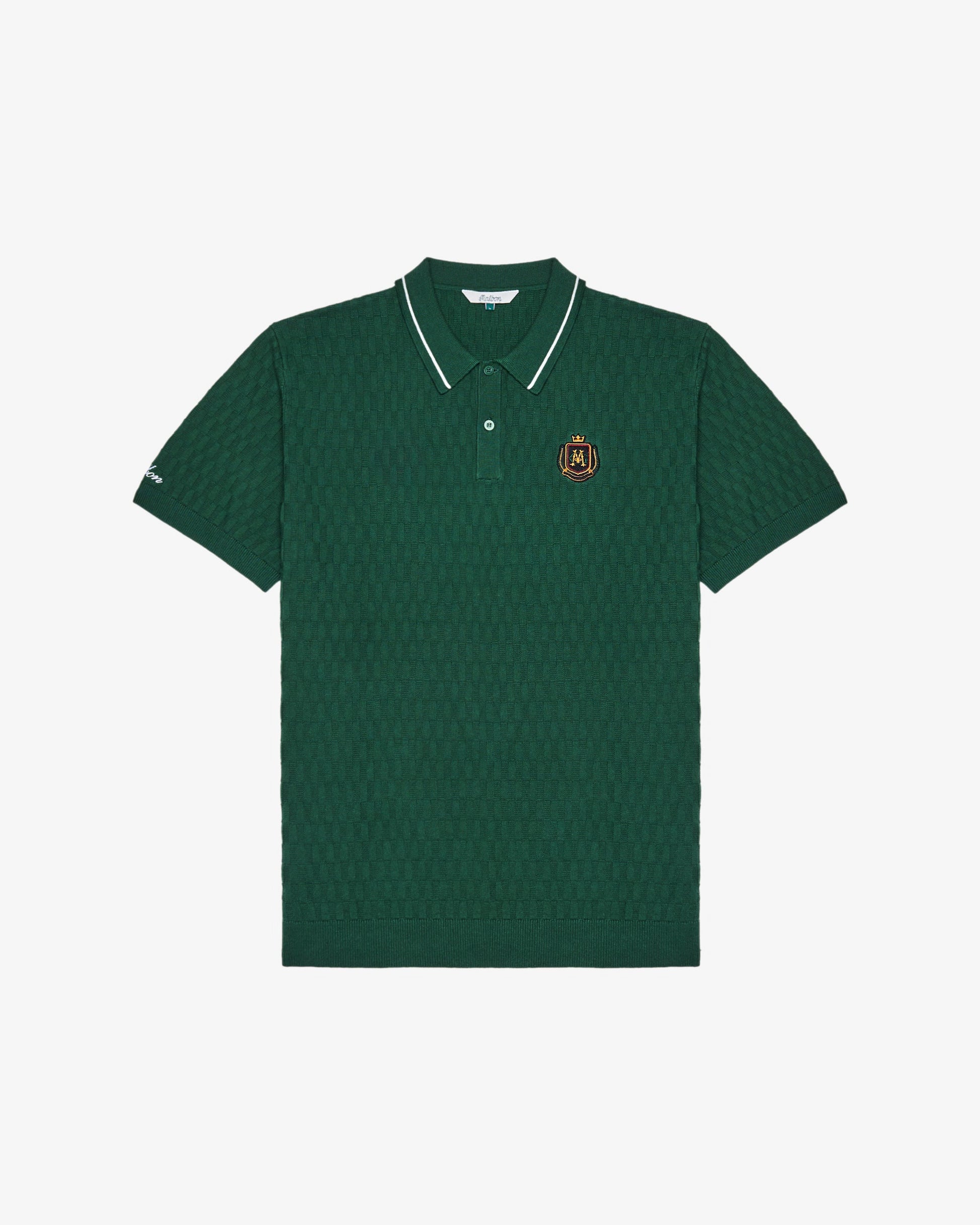 CREST KNIT POLO