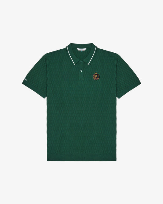 CREST KNIT POLO