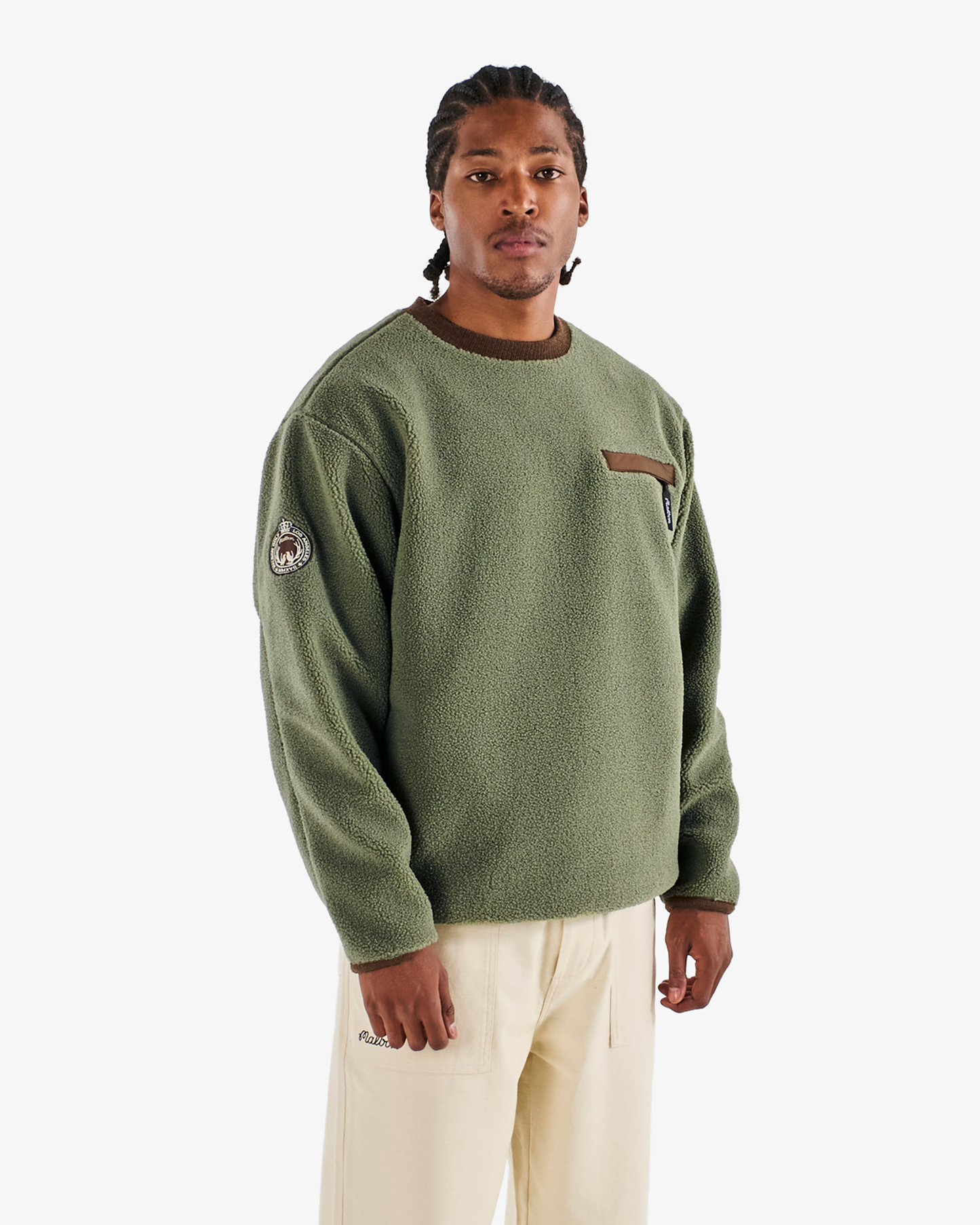 HUDSON SHERPA CREWNECK