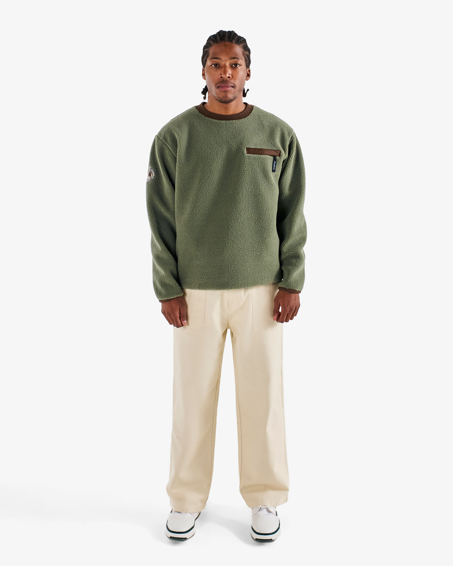 HUDSON SHERPA CREWNECK