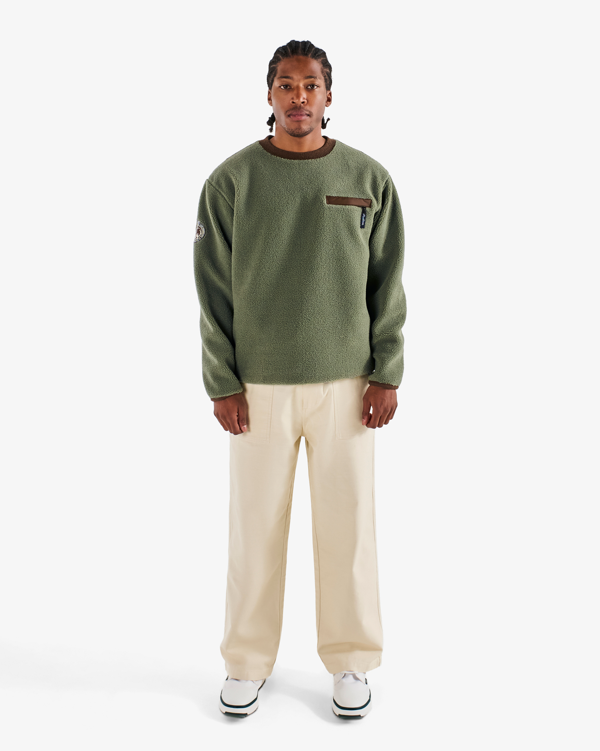 HUDSON SHERPA CREWNECK