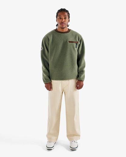 HUDSON SHERPA CREWNECK