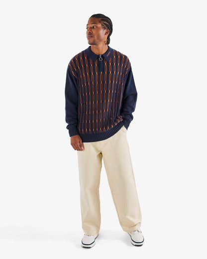 LINKS POLO SWEATER