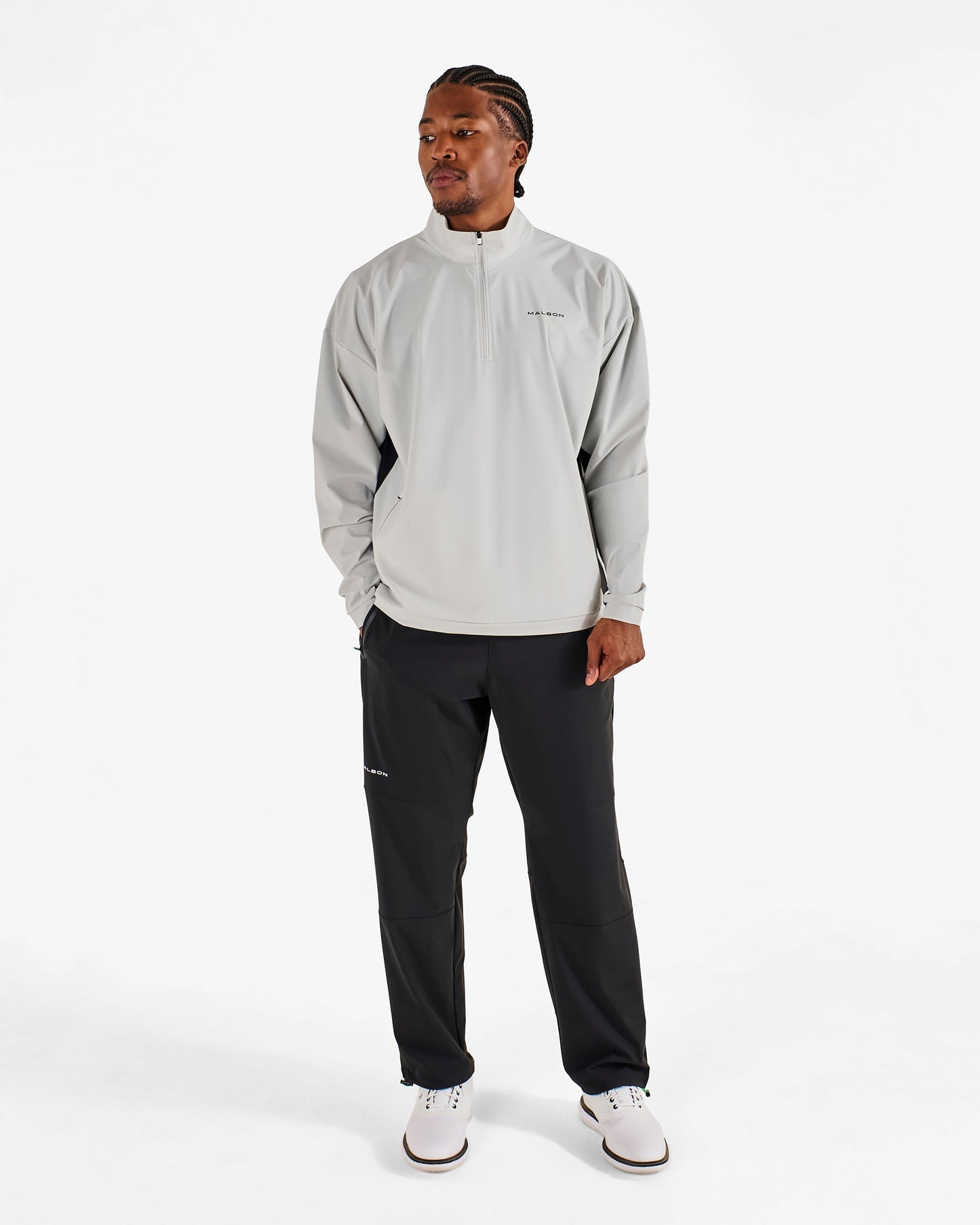 PERFORMANCE QUARTER ZIP SHELL PULLOVER