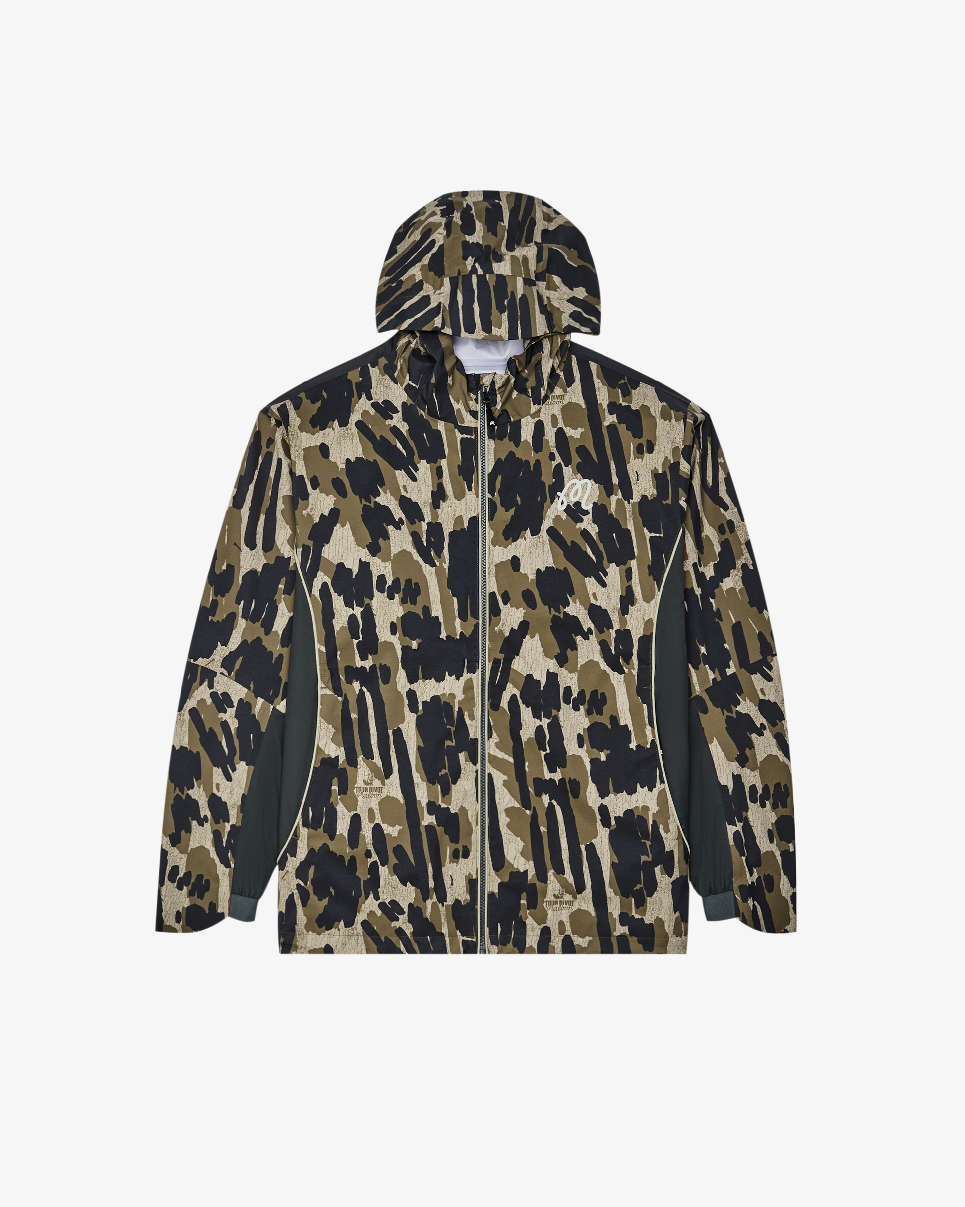 TOUR DIVOT CAMO RAIN JACKET