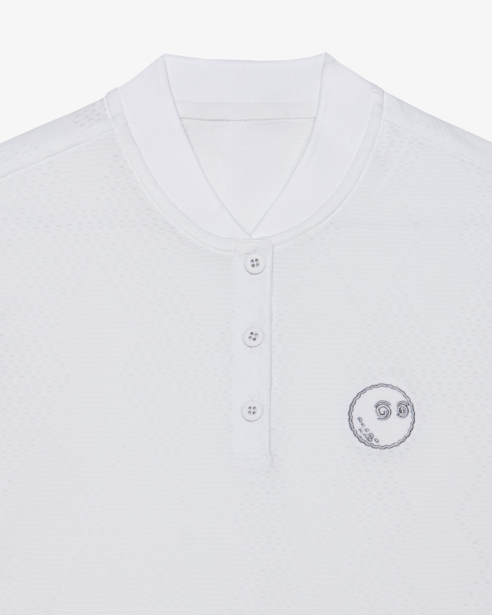 MALBON X ADIDAS WOMEN'S ULTIMATE 365 DIAMOND JACQUARD POLO