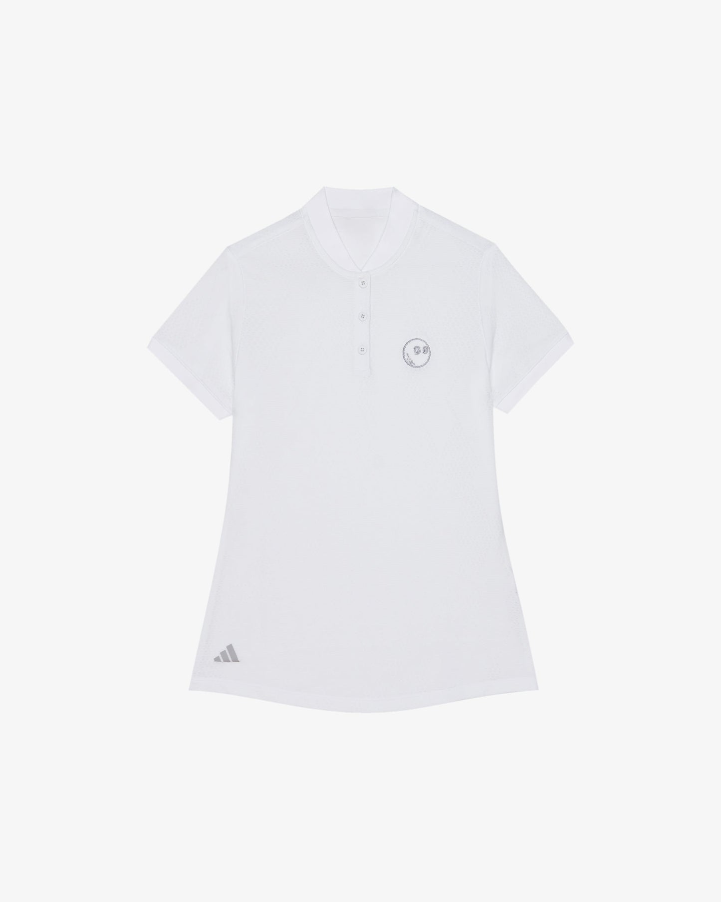 MALBON X ADIDAS WOMEN'S ULTIMATE 365 DIAMOND JACQUARD POLO