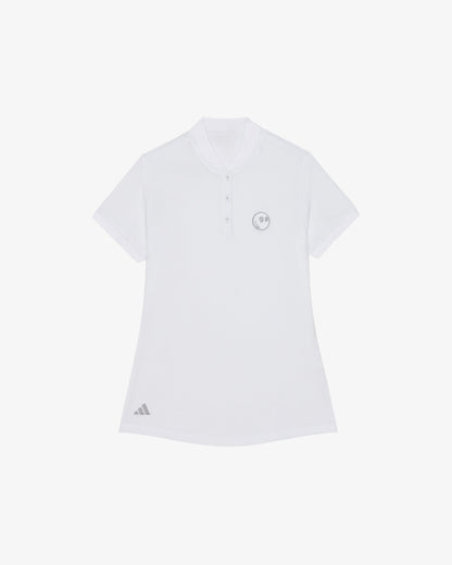 MALBON X ADIDAS WOMEN'S ULTIMATE 365 DIAMOND JACQUARD POLO