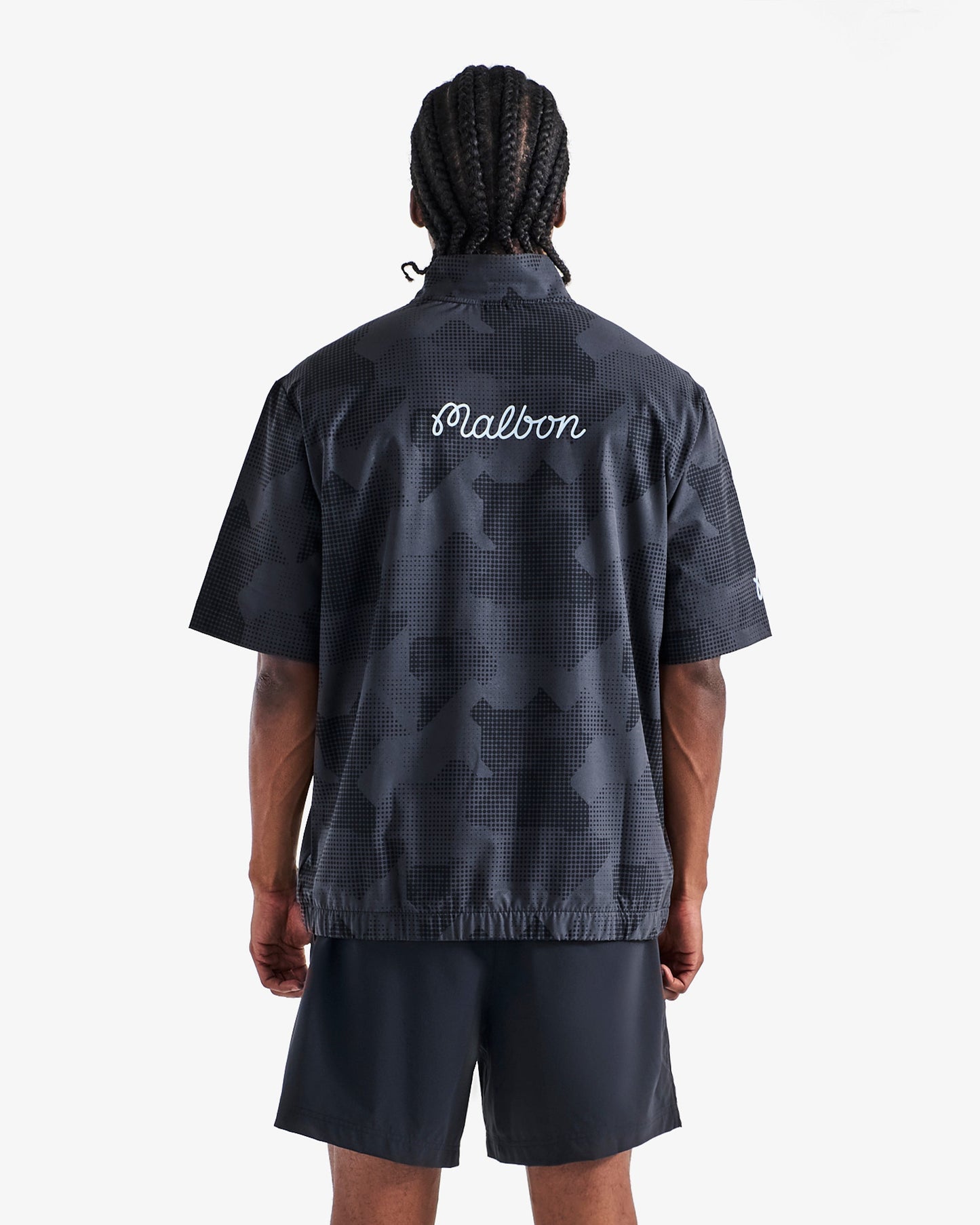 MALBON X ADIDAS GO-TO DWR SHORT SLEEVE HALF-ZIP PULLOVER