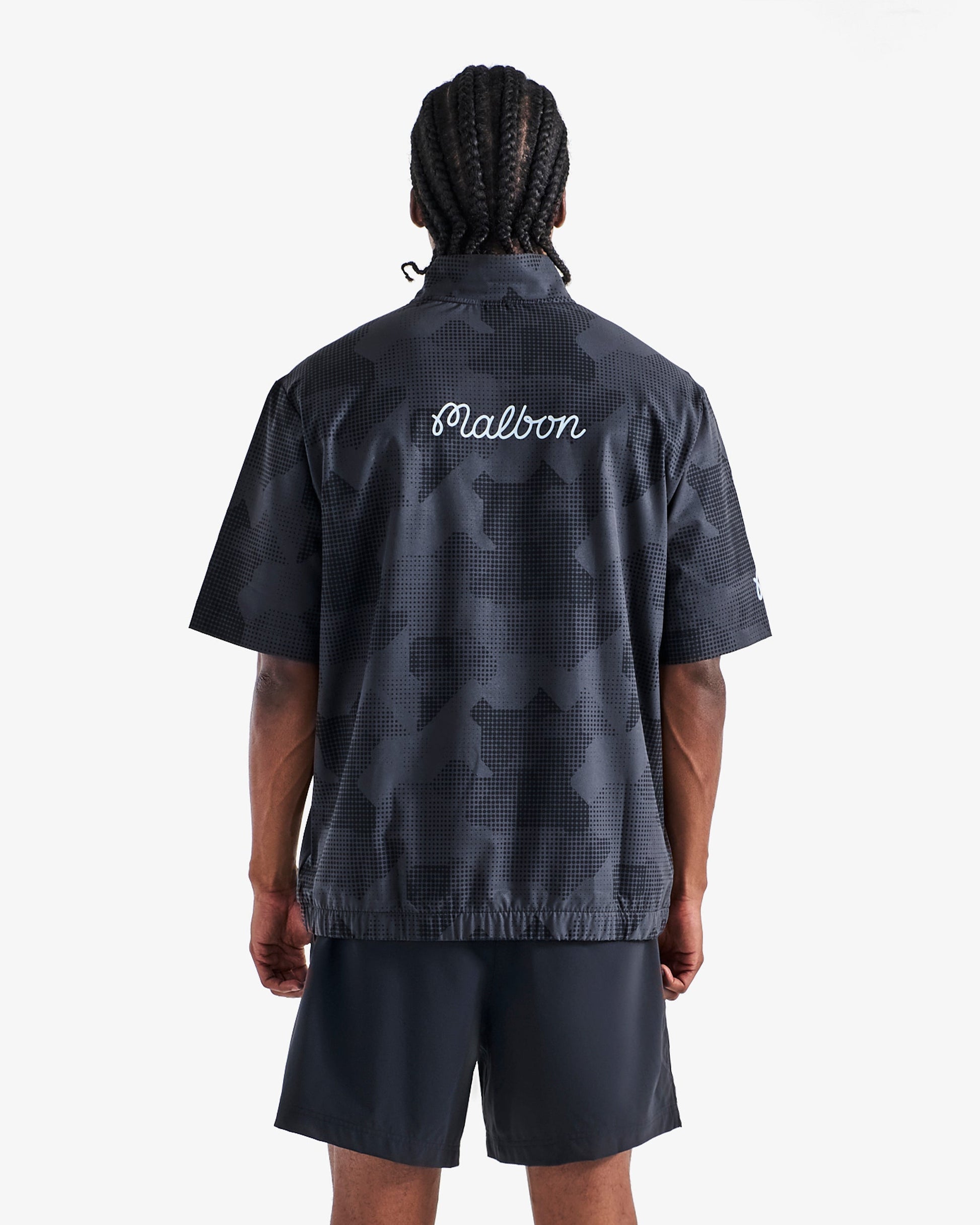 MALBON X ADIDAS GO-TO DWR SHORT SLEEVE HALF-ZIP PULLOVER