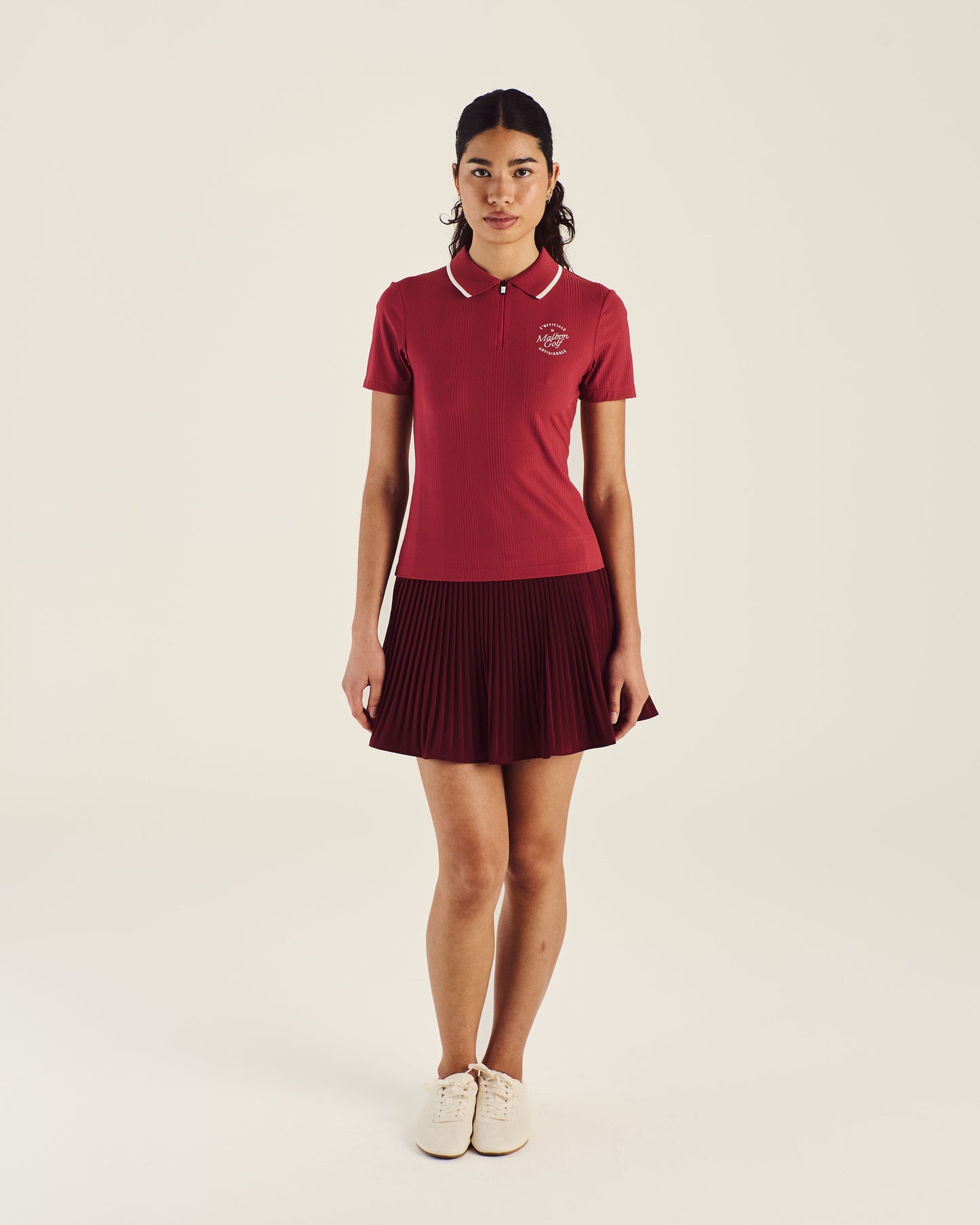 CAMILLA QUARTER ZIP POLO