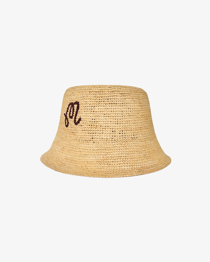 ALEJA RAFFIA BUCKET HAT