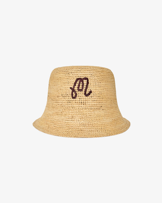 ALEJA RAFFIA BUCKET HAT