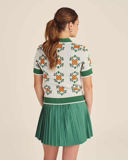 LUCIA QUARTER ZIP POLO