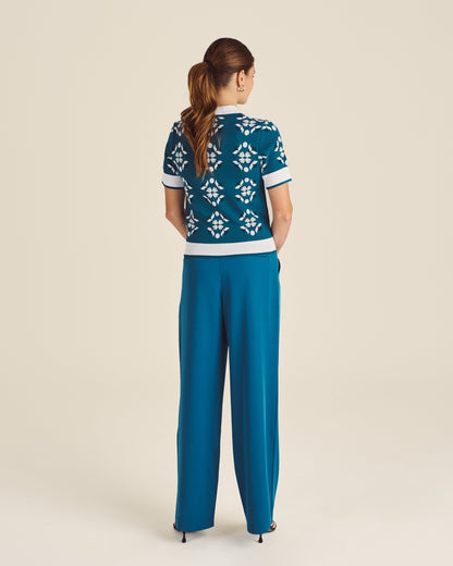 LUCIA QUARTER ZIP POLO