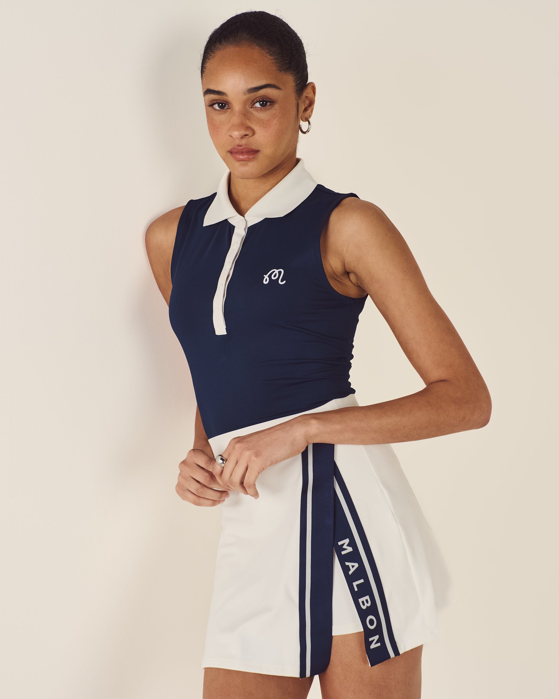 CLAUDIA SLEEVELESS POLO