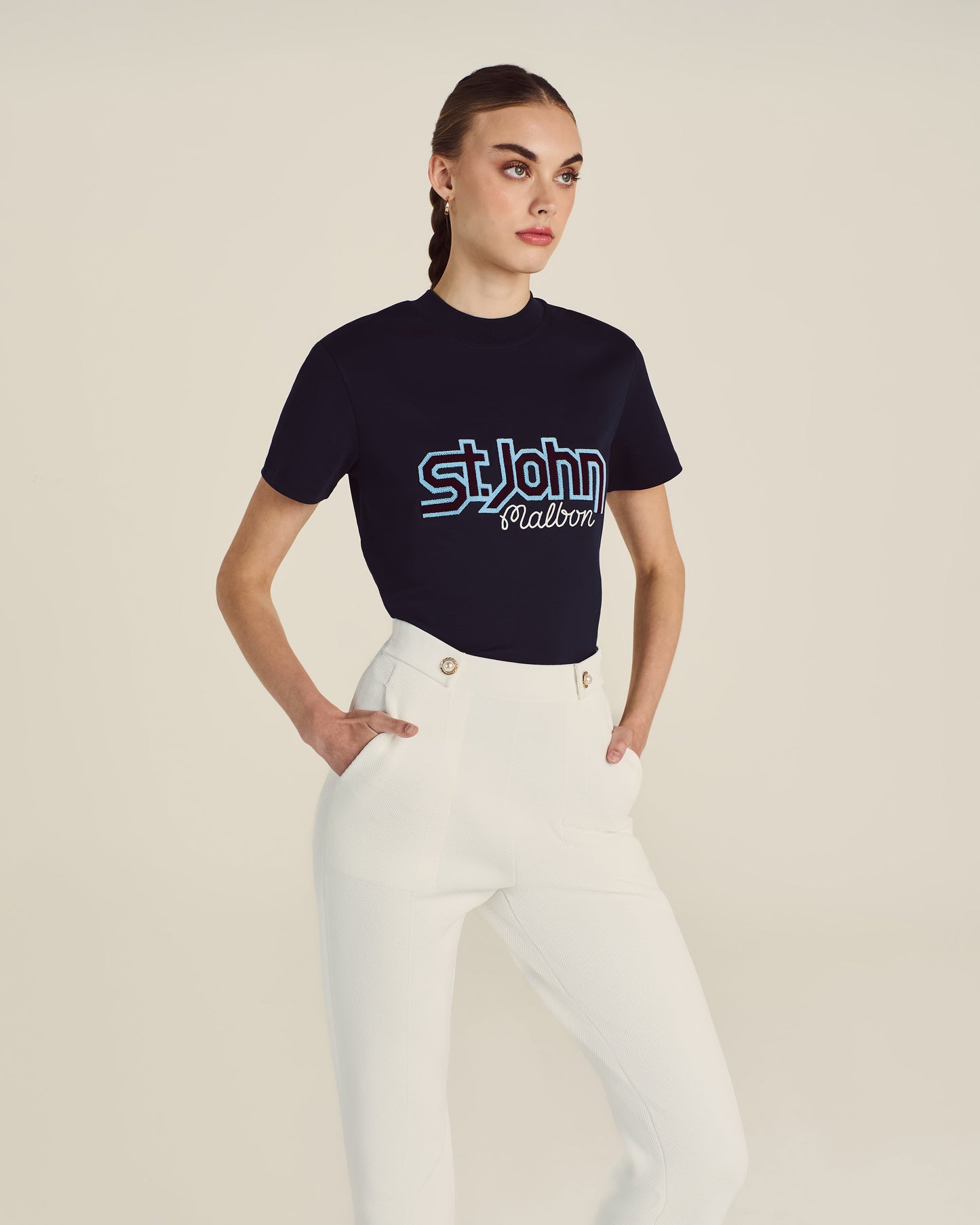 ST. JOHN VINTAGE LOGO TEE